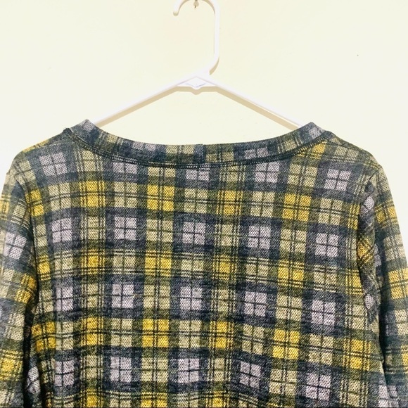 ELLIOTT & VINE Plaid checked long sleeves shirt women’s size 1X - Picture 7 of 9